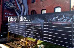 Memento mori public art installation