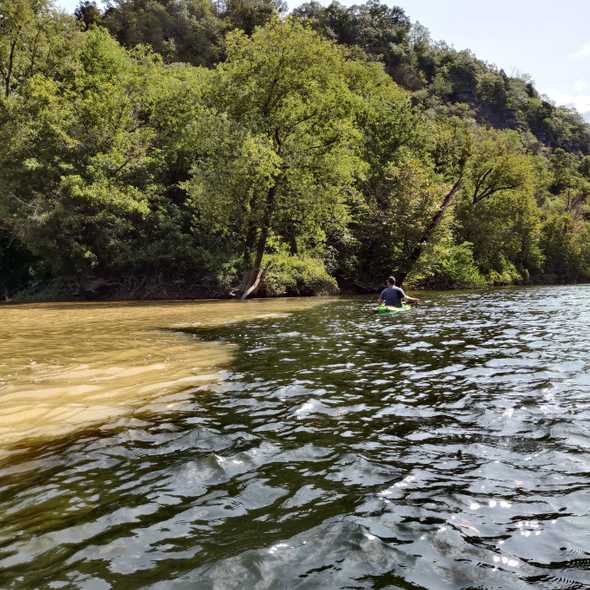 Confluence of the Dix and Kentucky rivers