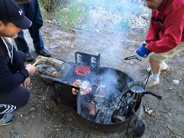 Breakfasts over a campfire are the best!